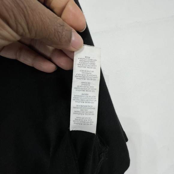 Nasty Gal Collection Women Sz 8 M Cropped T Shirt Black Crew Neck - Picture 14 of 16